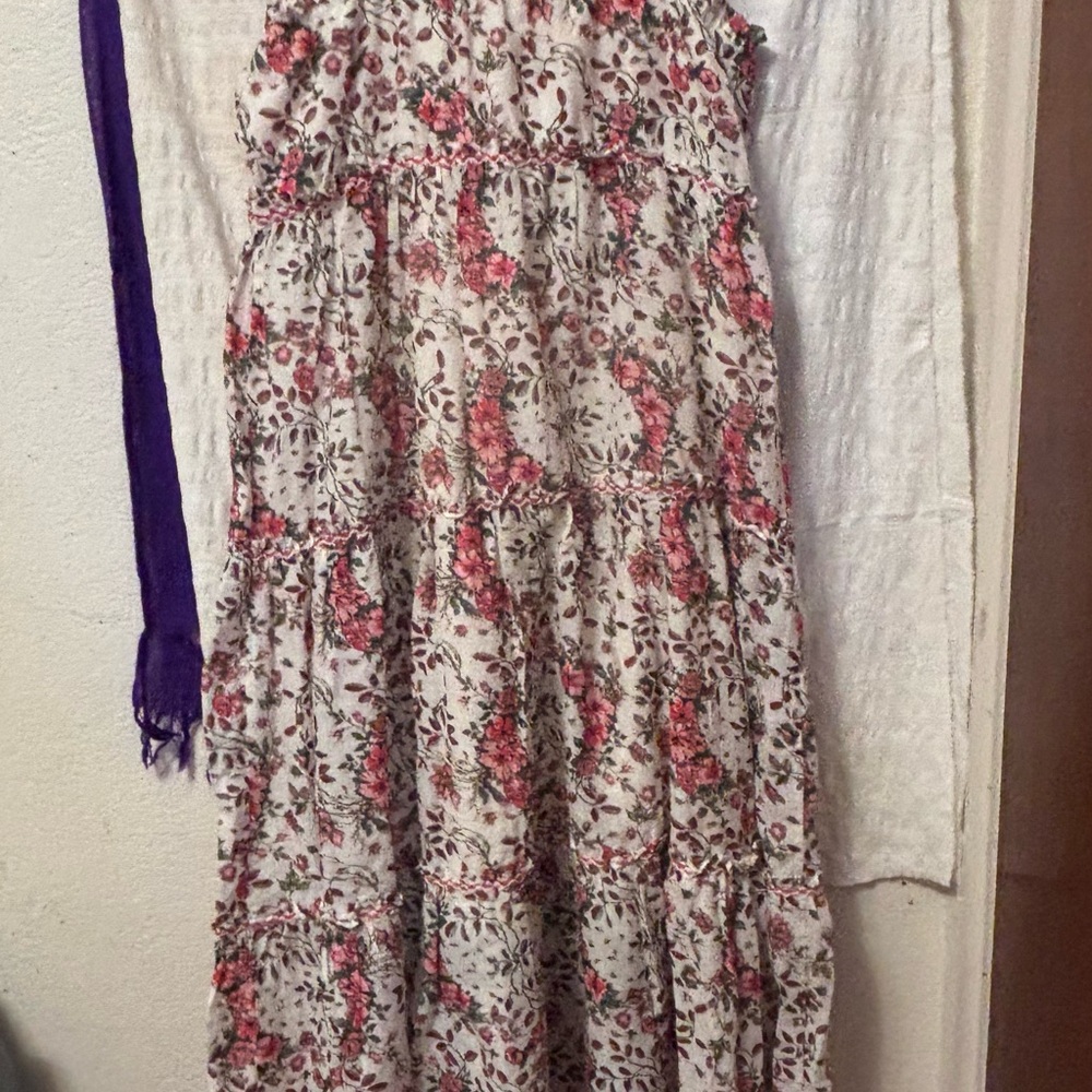 Max Studio Floral Maxi sleeveless Dress - Picture 12 of 13